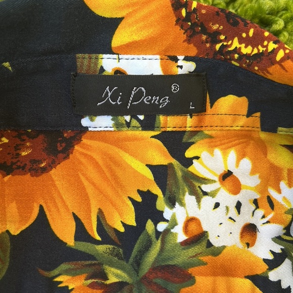 sunflower button down - Picture 2 of 5